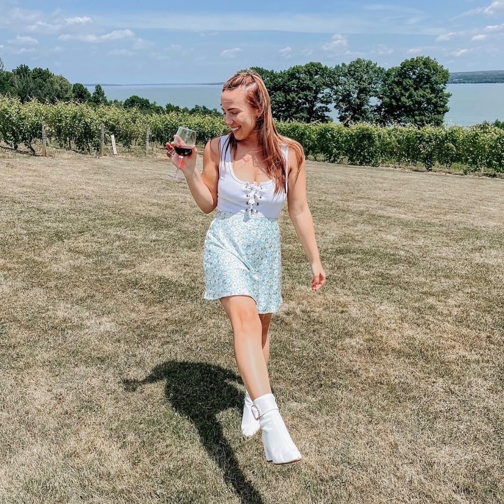 No Boundaries Daisy Mini Skirt